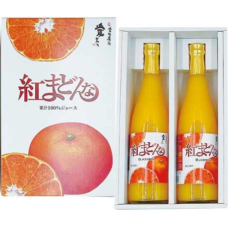 【店頭決済】愛媛県産（JAえひめ中央） 紅まどんなジュース 720ml×2本