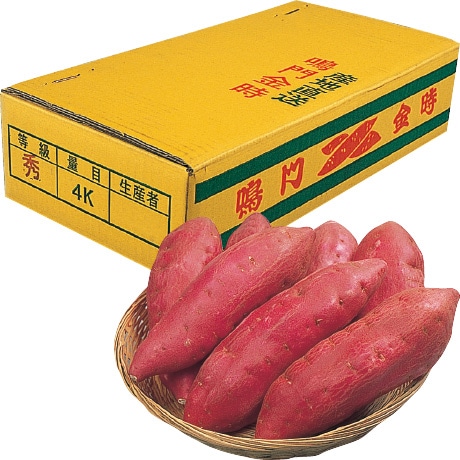 【店頭決済】徳島県産 なると金時 4kg
