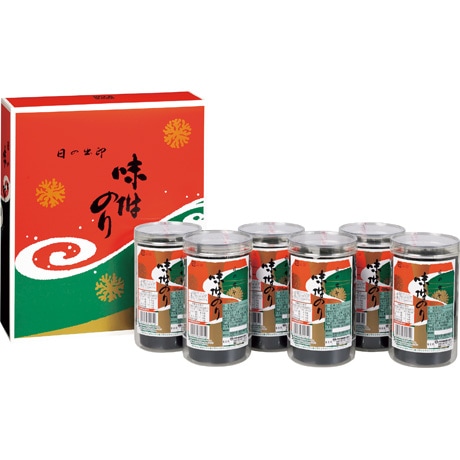 【店頭決済】大野海苔 卓上6本ケース入り 6本詰