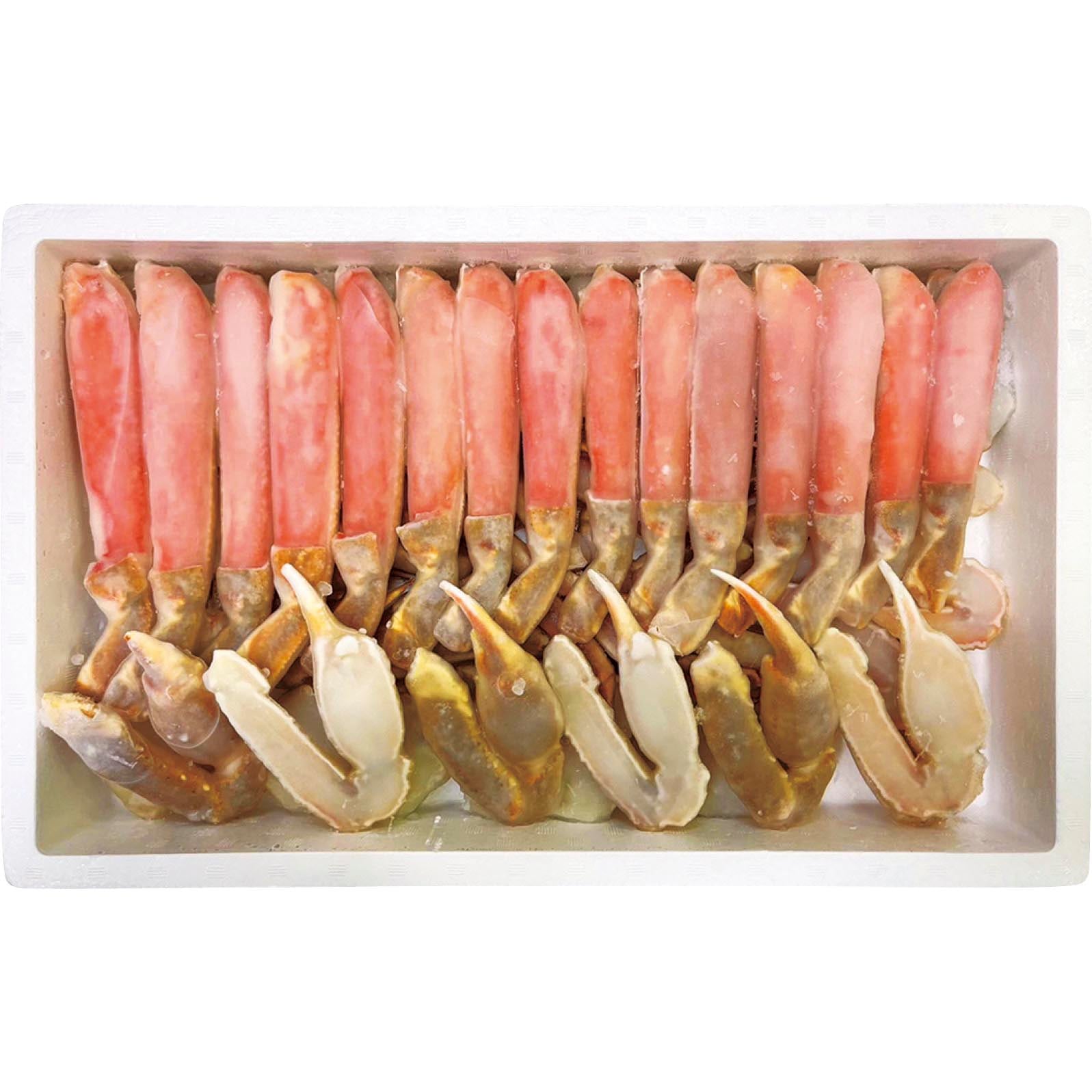 【店頭決済】ロシア産 生ずわいがに（バルダイ種）半むき身 1,800g