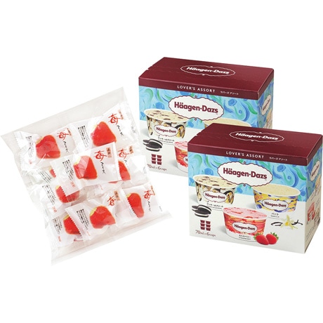 【店頭決済】ハーゲンダッツ＆苺アイス AH-HGRW