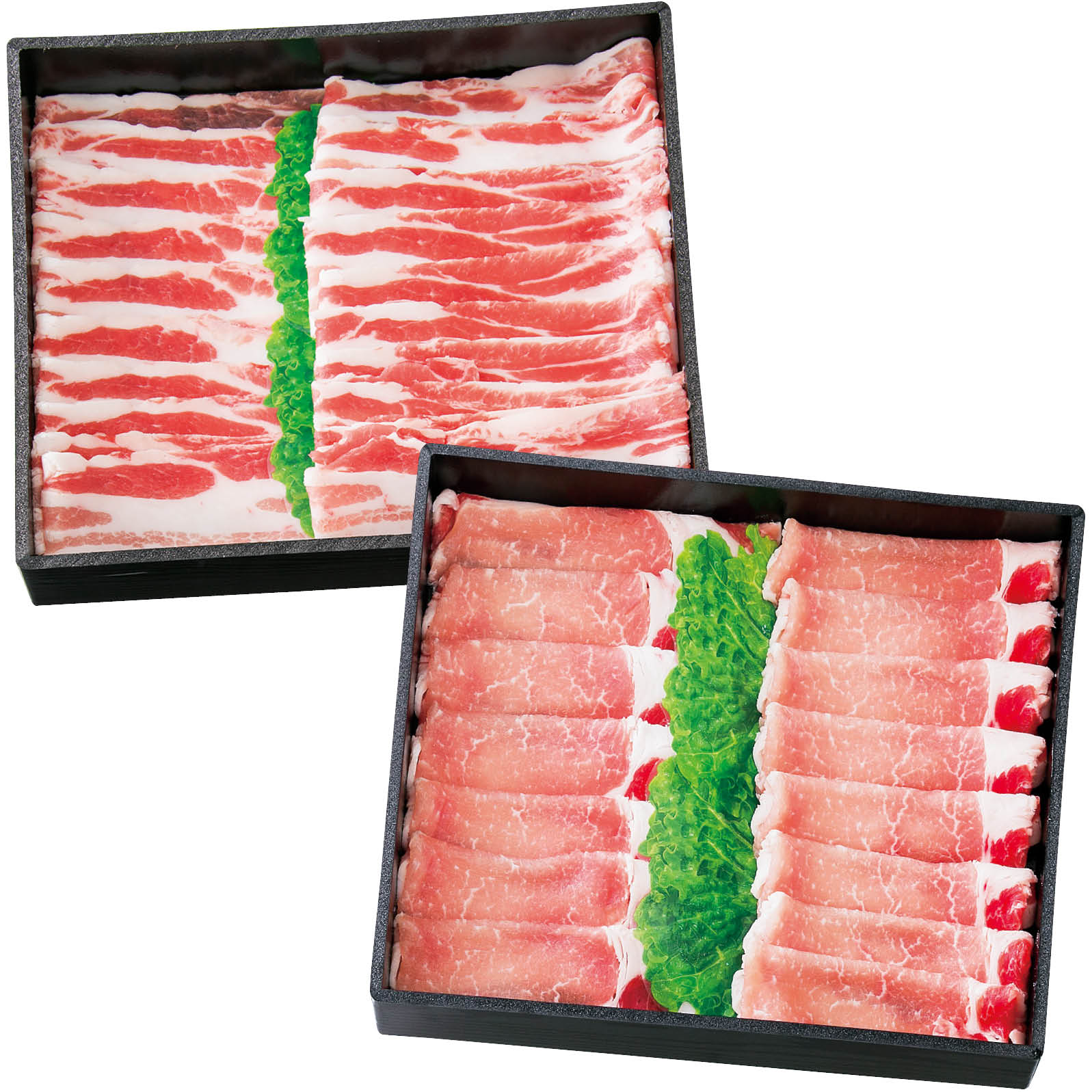 【ネット決済】愛媛県産 愛媛甘とろ豚しゃぶしゃぶセット(バラ・ロース)