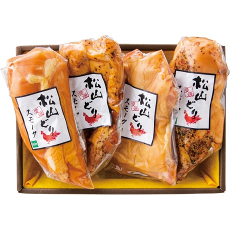 【ネット決済】愛媛県産 松山どりスモークセット