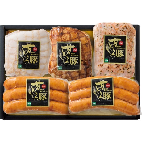 【ネット決済】愛媛県産 愛媛甘とろ豚ハム詰合せ AM-45