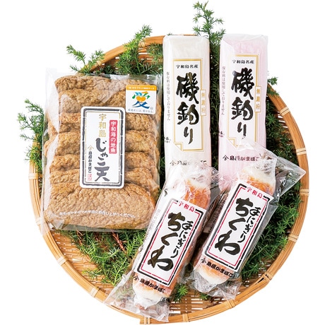 【ネット決済】島原かまぼこ 宇和島じゃこ天と蒲鉾詰合せ ISK-1