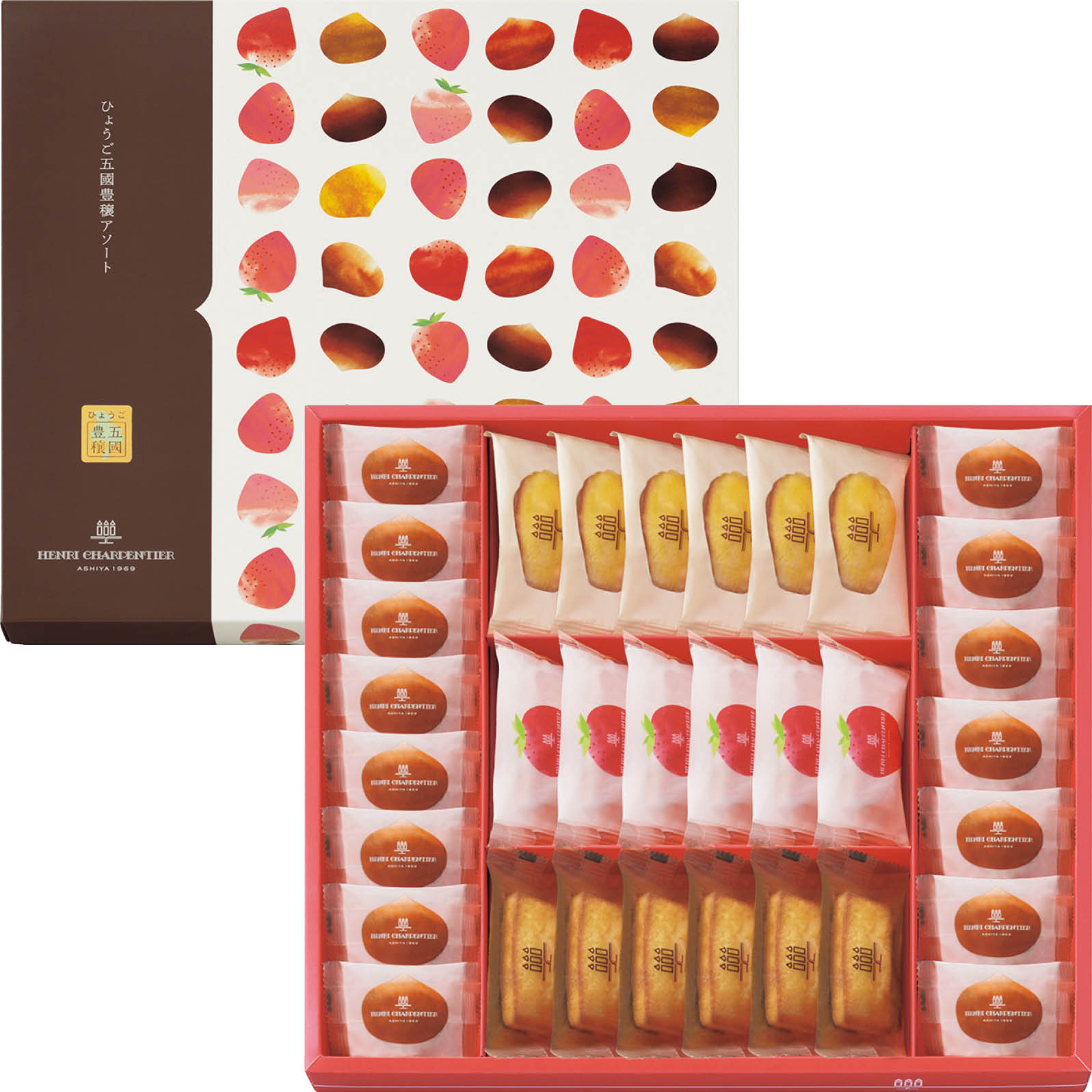 【ネット決済】アンリ・シャルパンティエ ひょうご五國豊穣アソートL 4種33個入 HGHAS-50AW