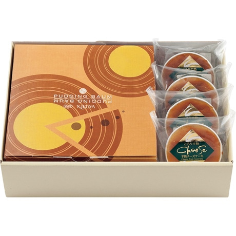 【ネット決済】菊家 ゆふいん創作菓子ぷりんバーム&半熟チーズケーキセット PB-HC