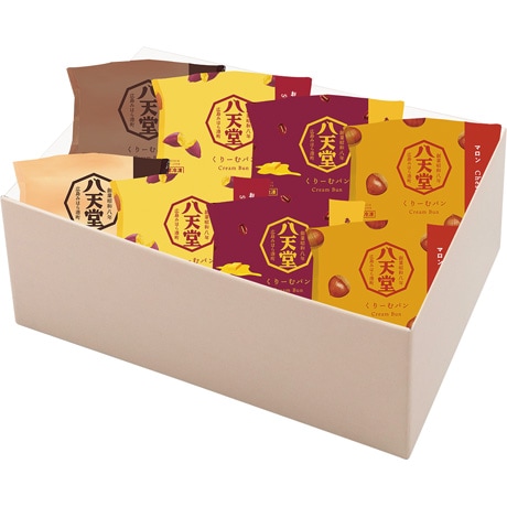 【ネット決済】八天堂 冬のくりーむパン5種8個詰合せ wt167