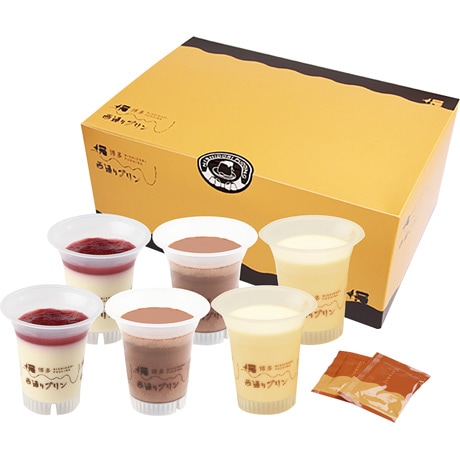 【ネット決済】西通りプリン 冬限定プリンセット NP-32