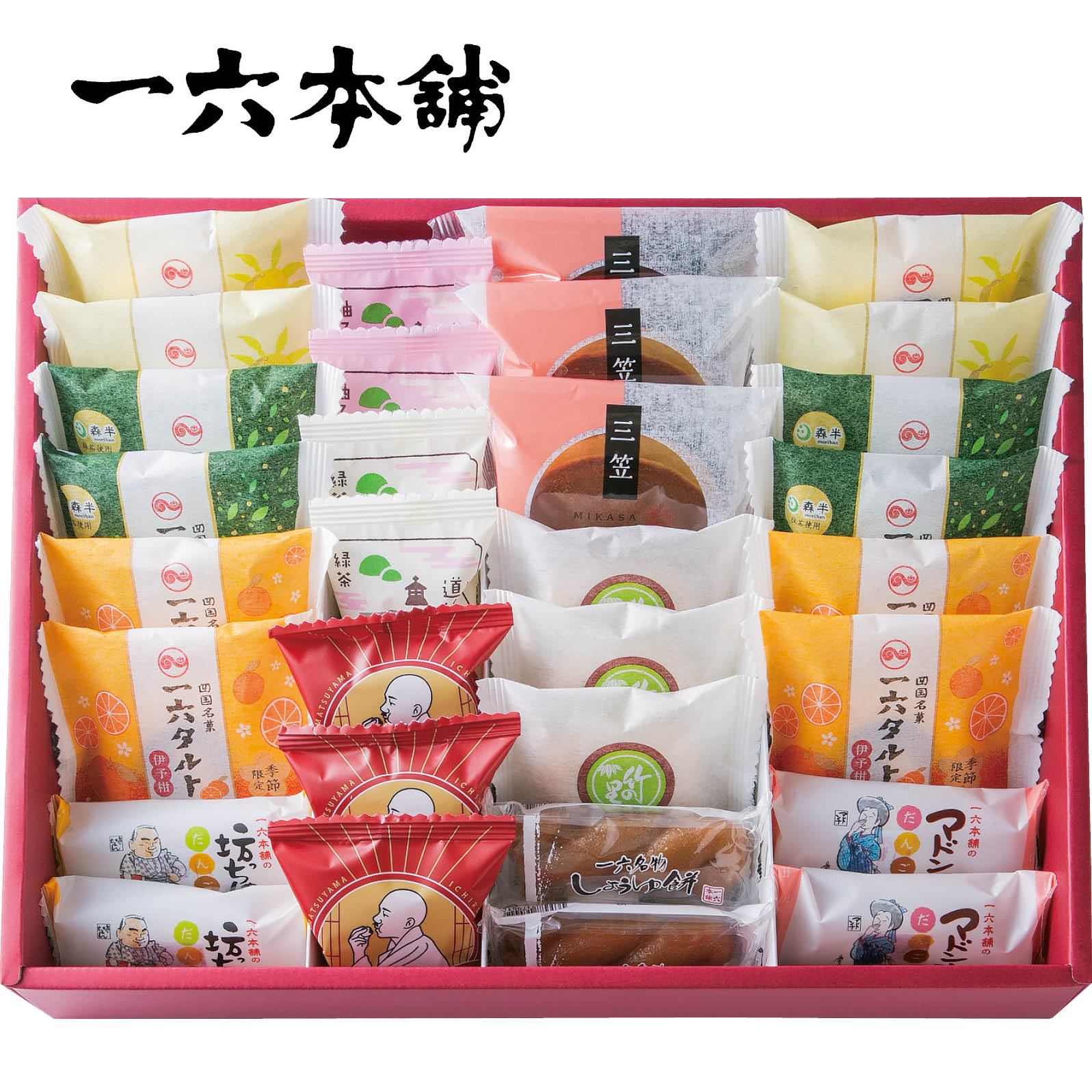 【ネット決済】一六本舗 坊っちゃんとおかしな仲間たち