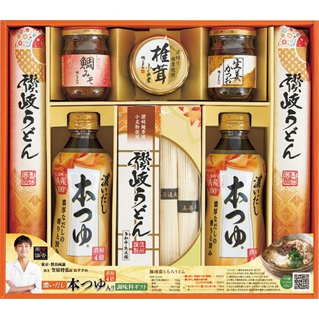 【ネット決済】キッコーマン濃いだし本つゆ＆讃岐うどんバラエティギフト MIU-35P