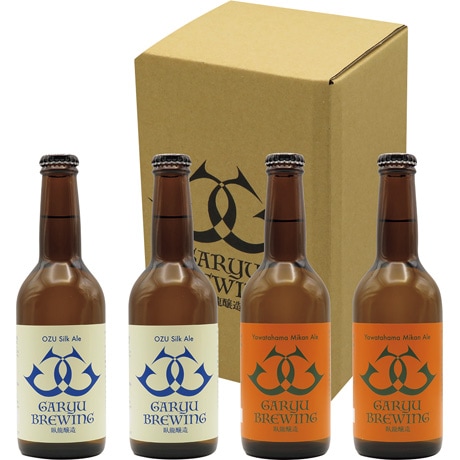 【ネット決済】臥龍醸造 臥龍ビール八幡浜・大洲4本セット