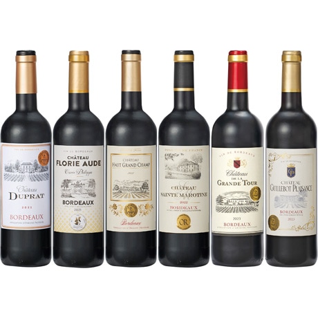 【ネット決済】フランスボルドー金賞受賞赤ワイン6本セット DS-6