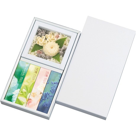 【ネット決済】日本香堂 かたりべ 飾れるフラワーボックスギフト ♯26150