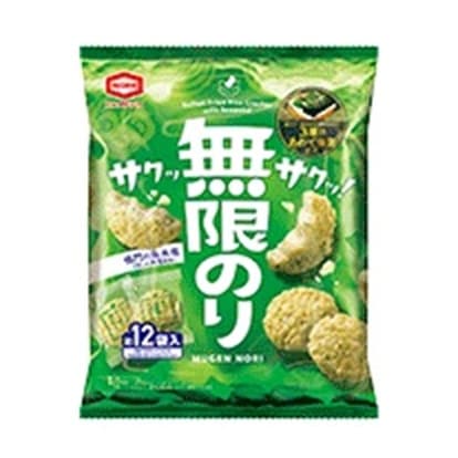 ◆亀田製菓 無限のり 58g まとめ買い(×12)|4901313256145(tc)(082742)