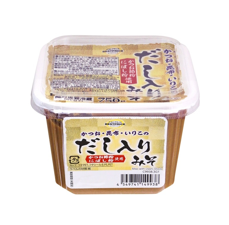 BP だし入り味噌 750g まとめ買い(×8)|4549741149938(tc)(426980)