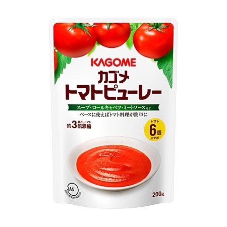 カゴメ トマトピューレー 200g まとめ買い(×5)|4901306300787(tc)(011020)