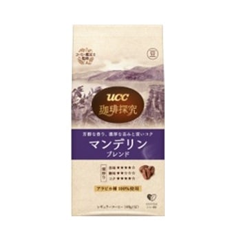 UCC 珈琲探究 炒り豆 マンデリンブレンド 140g まとめ買い(×6)|4901201157844(tc)(011907)