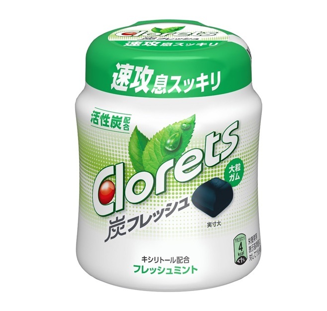 モンデリーズ クロレッツ炭フレッシュミントボトル 112g まとめ買い(×6)|4547894156612(tc)(415138)