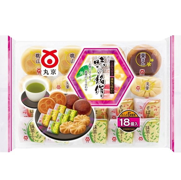 丸京製菓 味の銘作 18個入 まとめ買い(×9)|4902752771206(tc)(082742)