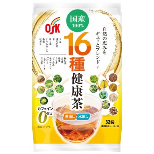ОSK 国産16種健康茶 まとめ買い(×5)|4901027603617(tc)(015626)