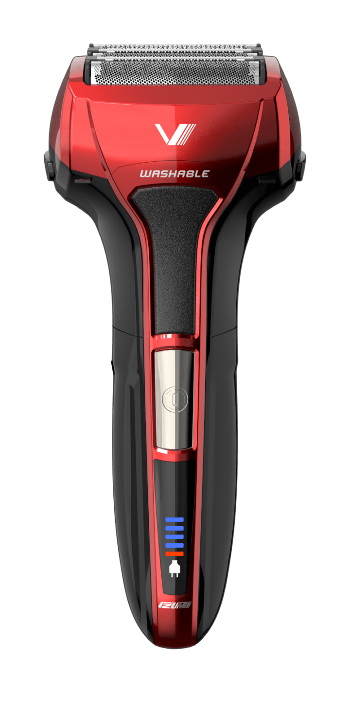 【当日支払】マクセルイズミ メンズシェーバー ソリッドモデル 5枚刃 IZF-V553W-R レッド