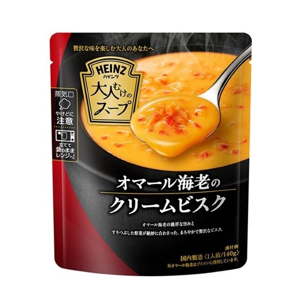 ハインツ 大人スープ オマール海老のクリームビスク 140g まとめ買い(×10)|4902521100770(tc)(012956)