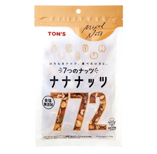 東洋ナッツ 食塩無添加ナナナッツ 160g まとめ買い(×10)|4901998320438(tc)(423080)