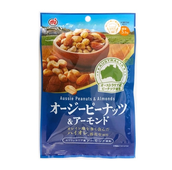 ミツヤ オージーピーナッツ&アーモンド 55g まとめ買い(×12)|4902483040855(tc)(049840)