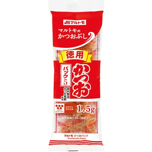 マルトモ 徳用かつおパック 1.5g×5 まとめ買い(×20)|4902833112386(tc)(011020)