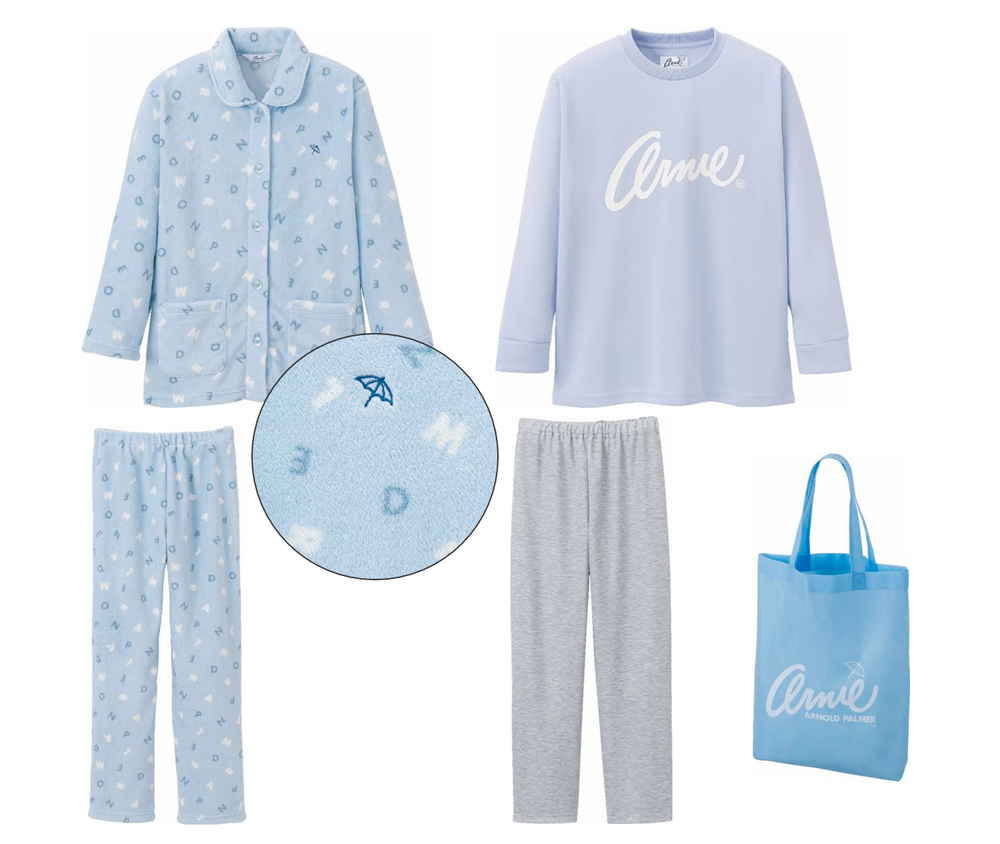 【ネット決済】婦人 「アーニー」 パジャマ福袋 サックス Ｌ寸