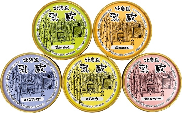 乳蔵 北海道アイスクリーム５個 110167