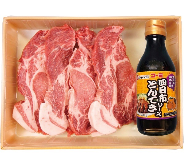 四日市とんてきセット（１２０ｇ×３枚）タレ付き