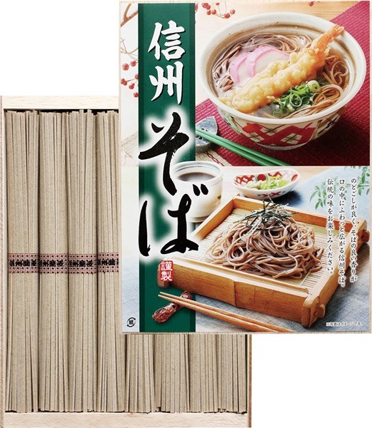 信州そば（木箱入り） RSH-10（送料別）