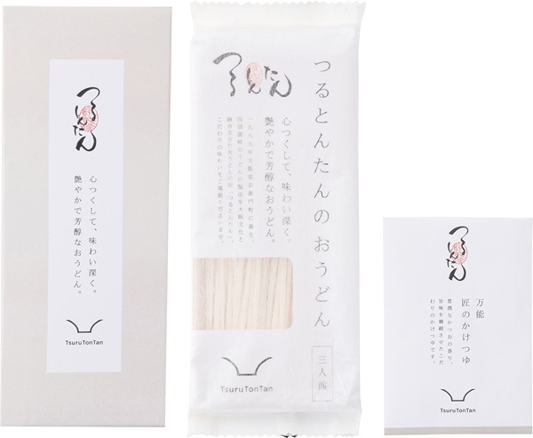 つるとんたん かけのおうどん 3人前 KH-01(送料別)