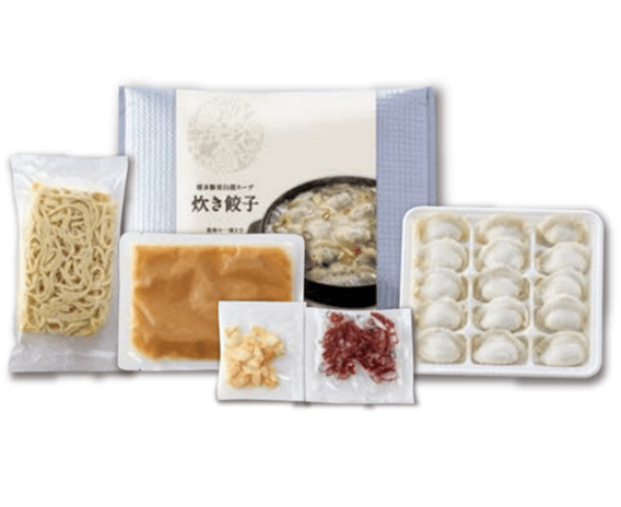 【産地取り寄せ商品】博多　炊き餃子(２人前×２)(海千)（送料別）(n)