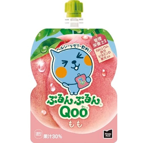 ◆コカ・コーラ ぷるんぷるんクーピーチ125g まとめ買い(×6)|4902102100489