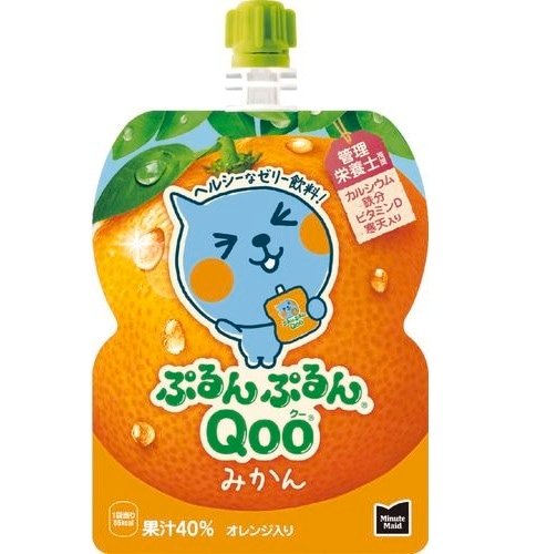 ◆コカ・コーラ ぷるんぷるんクーみかん125g まとめ買い(×6)|4902102100540