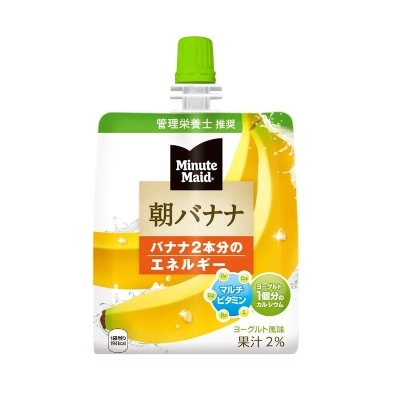【限定クーポン対象商品】◆コカ・コーラ　ミニッツメイド朝バナナ１８０Ｇ　まとめ買い(×6)|4902102084642