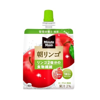 【限定クーポン対象商品】◆コカ・コーラ　ミニッツメイド朝リンゴ１８０Ｇ　まとめ買い(×6)|4902102084703