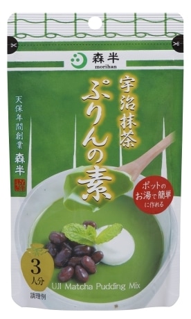 ◆森半 宇治抹茶プリンの素 60g まとめ買い(×8)|4901321519171(tc)(005881)