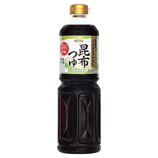 TVBP昆布つゆ 1000ml まとめ買い(×12)|4549414692518(tc)(048963)