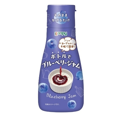 ◆カンピー ボトルでブルーベリージャム 240g まとめ買い(×6)|4901401207066(tc)(005881)
