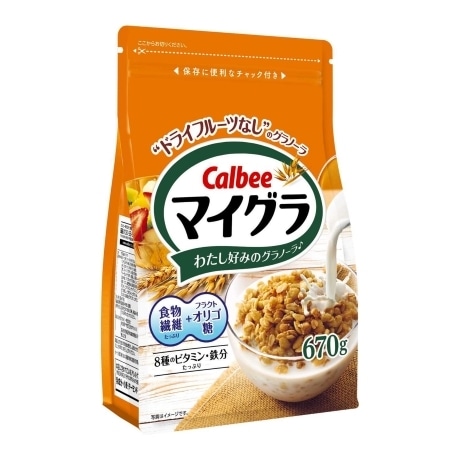 ◆カルビー マイグラ 670g まとめ買い(×6)|4901330749187(tc)(005881)