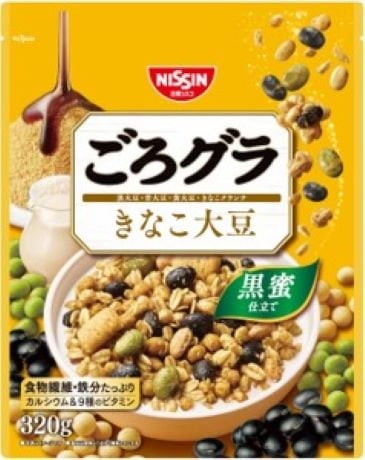 ◆日清シスコ ごろグラきなこ大豆 320g まとめ買い(×8)|4901620161170(tc)(005881)