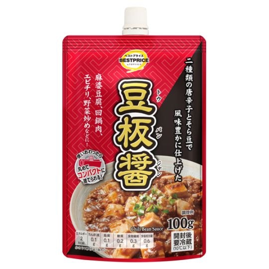 【限定クーポン対象商品】◆BP 豆板醤 100g まとめ買い(×10)|4549414691207(tc)(048963)