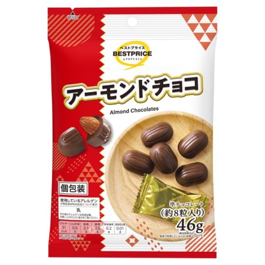 BP アーモンドチョコ 46g まとめ買い(×12)|4549414705522(tc)(048963)