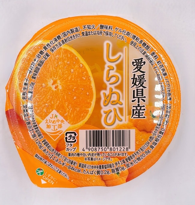 しらぬひゼリー 120g×30個入 JAえひめ中央
