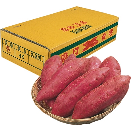 【店頭決済】徳島県産 なると金時 4kg