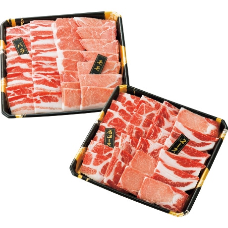 【店頭決済】広島県産 広島ささゆり三元豚焼肉バラエティセット HS-ヤキニク